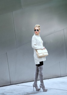 Замшеві чоботи на підборах (56 фото): з чим носити жіночі високі бежеві моделі