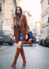 Замшеві чоботи на підборах (56 фото): з чим носити жіночі високі бежеві моделі