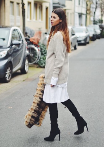 Замшеві чоботи на підборах (56 фото): з чим носити жіночі високі бежеві моделі