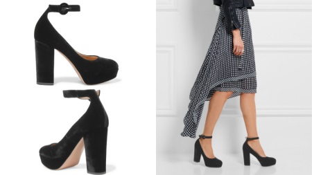 Замшеві туфлі на підборах (66 фото): жіночі моделі на середньому товстому і низькому каблуці, чорні, сині, сірі і бежеві з замші