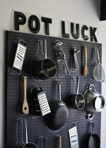 Зберігання сковорідок: вибір підставки. Опис органайзерів і тримачів для зберігання сковорідок на кухні