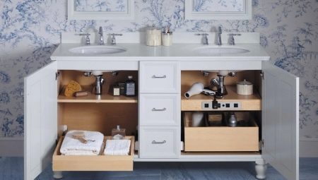 Зберігання у ванній кімнаті (43 фото): системи зберігання рушників і іграшок, ідеї організації простору та оптимальні рішення