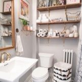 Зберігання у ванній кімнаті (43 фото): системи зберігання рушників і іграшок, ідеї організації простору та оптимальні рішення