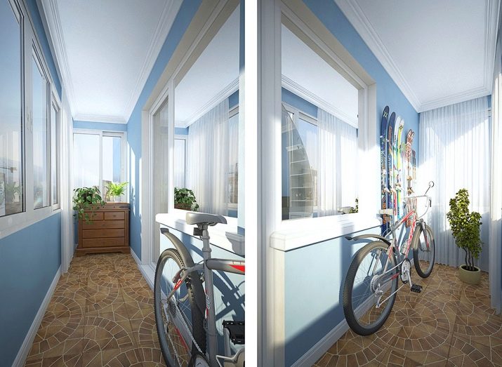 Зберігання велосипеда на балконі (32 фото): як його можна зберігати взимку? Варіанти кріплення. Де повісити велосипед в чохлі?