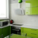 Зелена кухня (111 фото): кухонний гарнітур зеленого кольору в дизайні інтер’єру, вибір зелених шпалер, сіро-зелена і темно-зелена, чорно-зелена і зелено-коричнева кухні