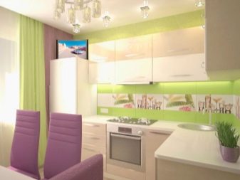 Зелена кухня (111 фото): кухонний гарнітур зеленого кольору в дизайні інтер’єру, вибір зелених шпалер, сіро-зелена і темно-зелена, чорно-зелена і зелено-коричнева кухні