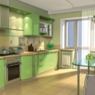 Зелена кухня (111 фото): кухонний гарнітур зеленого кольору в дизайні інтер’єру, вибір зелених шпалер, сіро-зелена і темно-зелена, чорно-зелена і зелено-коричнева кухні