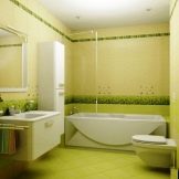 Зелена плитка для ванної (41 фото): керамічна і інша плитка темно – та світло-зеленого кольору у ванній кімнаті. Дизайн плитки на підлогу і стіни в зелених тонах