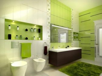 Зелена плитка для ванної (41 фото): керамічна і інша плитка темно – та світло-зеленого кольору у ванній кімнаті. Дизайн плитки на підлогу і стіни в зелених тонах