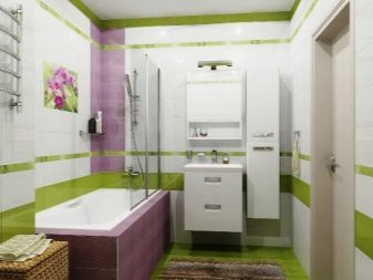 Зелена плитка для ванної (41 фото): керамічна і інша плитка темно – та світло-зеленого кольору у ванній кімнаті. Дизайн плитки на підлогу і стіни в зелених тонах