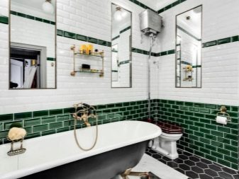 Зелена плитка для ванної (41 фото): керамічна і інша плитка темно – та світло-зеленого кольору у ванній кімнаті. Дизайн плитки на підлогу і стіни в зелених тонах