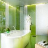Зелена плитка для ванної (41 фото): керамічна і інша плитка темно – та світло-зеленого кольору у ванній кімнаті. Дизайн плитки на підлогу і стіни в зелених тонах