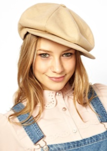 Жіночі кепки (133 фото): модні шапки з фетру та шкіри, з маленьким козирком, гаврош, теплі шуби і з мутона, жокейка