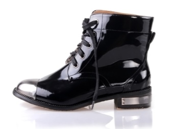 Жіночі лаковані черевики (64 фото): лакові сині та рожеві зимові модні моделі 2020