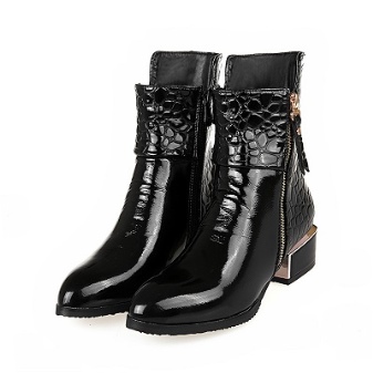 Жіночі лаковані черевики (64 фото): лакові сині та рожеві зимові модні моделі 2020