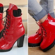 Жіночі лаковані черевики (64 фото): лакові сині та рожеві зимові модні моделі 2020