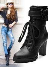 Жіночі напівчобітки (76 фото): з чим носити білі, червоні і інших кольорів, гумові і шкіряні, спортивні моделі без каблука і інші?