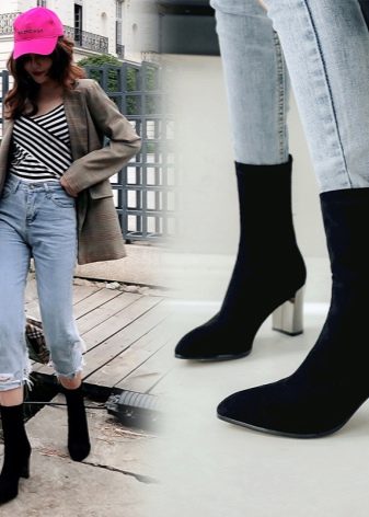 Жіночі напівчобітки (76 фото): з чим носити білі, червоні і інших кольорів, гумові і шкіряні, спортивні моделі без каблука і інші?