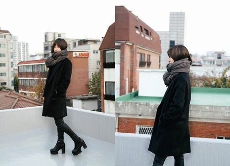 Жіночі осінні черевики (94 фото): модні шкіряні моделі 2020 без каблука, на платформі і на тракторній підошві, чорні лакові