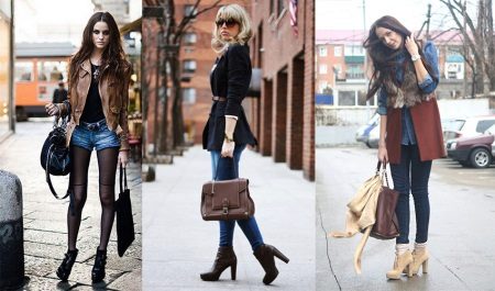 Жіночі осінні черевики (94 фото): модні шкіряні моделі 2020 без каблука, на платформі і на тракторній підошві, чорні лакові