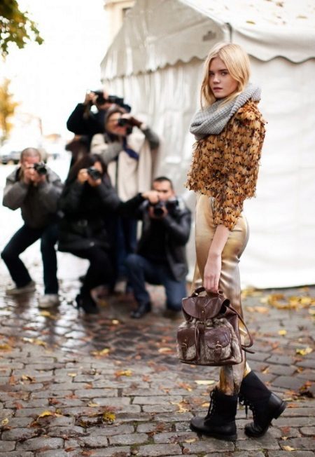 Жіночі осінні черевики (94 фото): модні шкіряні моделі 2020 без каблука, на платформі і на тракторній підошві, чорні лакові