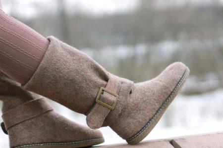 Жіночі валянки на гумовій підошві (67 фото): моделі на гумовій дитячі і дорослі, розмірна таблиця, сучасні короткі валянки