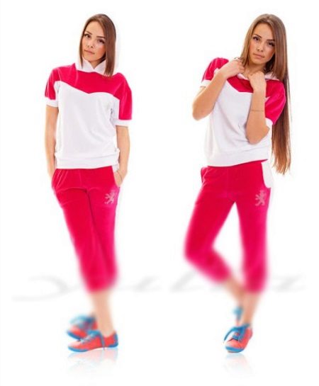 жіночі Велюрові спортивні костюми (95 фото): костюми великих розмірів з велюру, брендові та зі стразами, в чорному кольорі