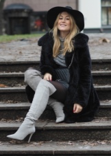 Жіночі зимові чоботи (61 фото): валяні повстяні і хутряні шуби з полями і інші моделі 2020, як носити з шубою