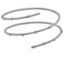 Жіночий браслет з білого золота (78 фото): моделі з жовтим металом з топазами і сапфірами, тонкі і товсті на руку, від Тіффані