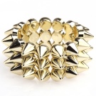 Жорсткий браслет із золота (81 фото): жіночі плоскі моделі на руку з жовтого золота 585 проби, відгуки