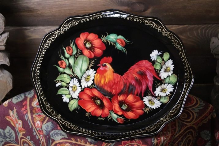 Жостовский піднос: історія промислу, етапи розпису посуду. Форми розписного посуду