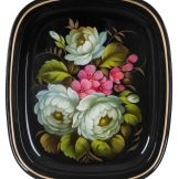 Жостовский піднос: історія промислу, етапи розпису посуду. Форми розписного посуду