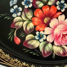 Жостовский піднос: історія промислу, етапи розпису посуду. Форми розписного посуду