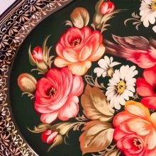 Жостовский піднос: історія промислу, етапи розпису посуду. Форми розписного посуду