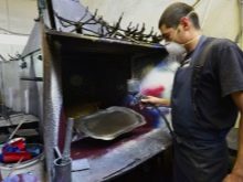 Жостовский піднос: історія промислу, етапи розпису посуду. Форми розписного посуду