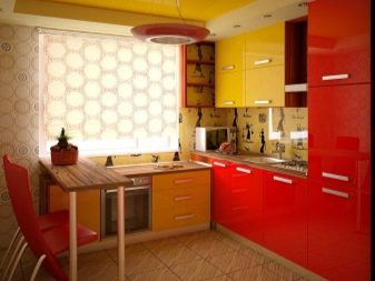 Жовта кухня (88 фото): кухонні гарнітури чорно, біло-зелено – та синьо-жовтого, лимонного і інших кольорів в інтер’єрі, приклади дизайну