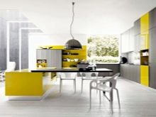 Жовта кухня (88 фото): кухонні гарнітури чорно, біло-зелено – та синьо-жовтого, лимонного і інших кольорів в інтер’єрі, приклади дизайну