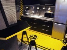 Жовта кухня (88 фото): кухонні гарнітури чорно, біло-зелено – та синьо-жовтого, лимонного і інших кольорів в інтер’єрі, приклади дизайну