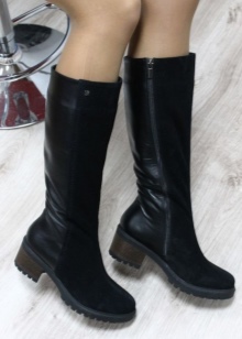 Зимові жіночі чоботи з натуральної шкіри фінського виробництва (64 фото): моделі на повну ногу, дутики, вироблені в Фінляндії