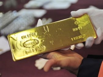 Злиток золота, скільки важить стандартний злиток в кг? Вага мірних зливків, розміри