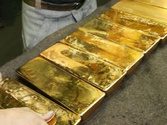 Злиток золота, скільки важить стандартний злиток в кг? Вага мірних зливків, розміри