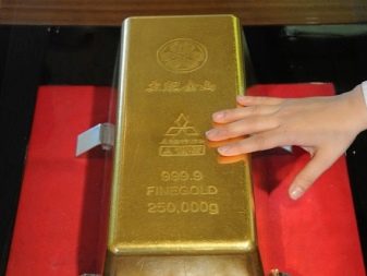 Злиток золота, скільки важить стандартний злиток в кг? Вага мірних зливків, розміри