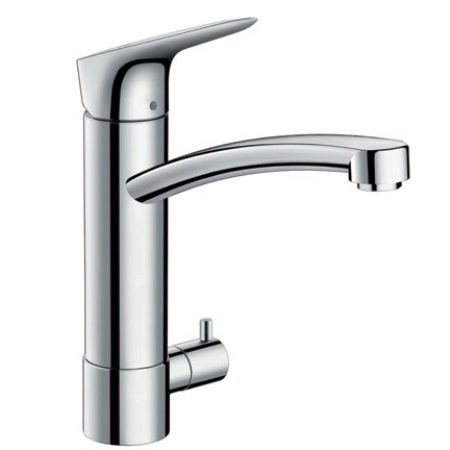 Змішувачі для кухні Hansgrohe (21 фото): моделі кухонних кранів з висувним изливом, колекція змішувачів Focus та інші