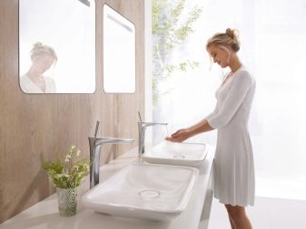 Змішувач для ванної Hansgrohe: вибираємо моделі з довгим виливом, з кріпленням на борт і термостатом, комплект 3 в 1 і підлоговий