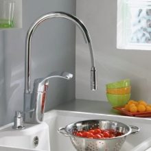 Змішувачі на кухню з фільтром для води (36 фото): вибираємо кухонні змішувачі 2 в 1 з краном для питної води та підключенням до фільтру, плюси і мінуси моделей з двома изливами